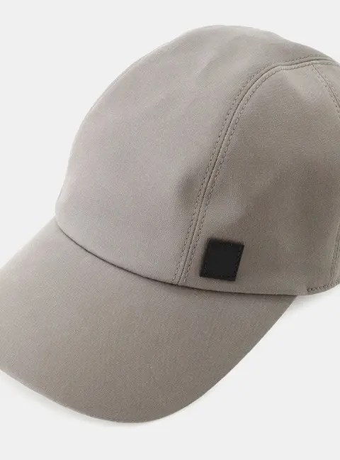 Hermes Cap Miles Size 58 Gri Elephant Cotton