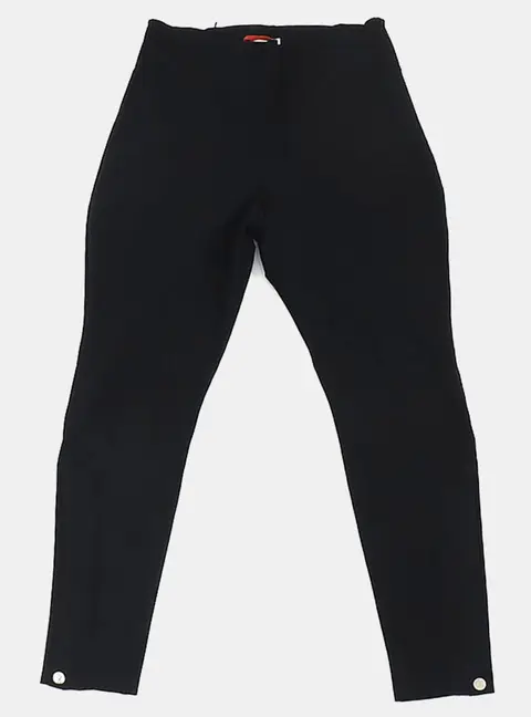 Herm&egrave;s Fit Black Nylon/Polyurethane Leggings Size L