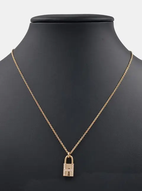 Herm&egrave;s Diamond Amulette Cadena Necklace