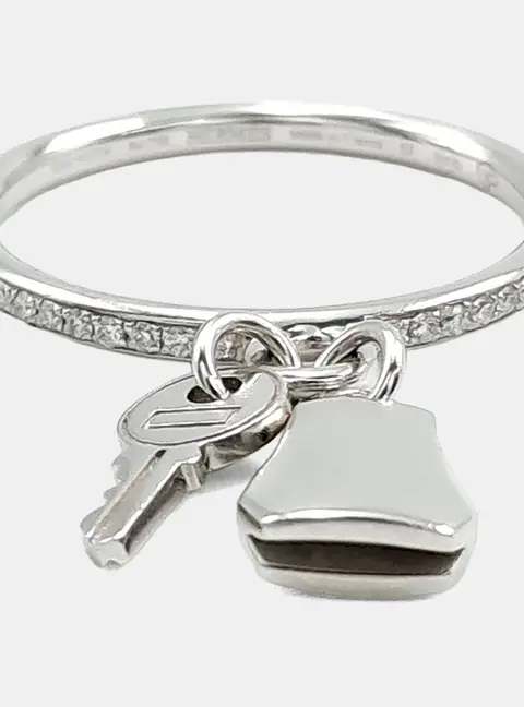 Herm&egrave;s Diamond Kelly Clochette Ring