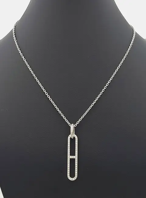 Herm&egrave;s Diamond Chandal Necklace