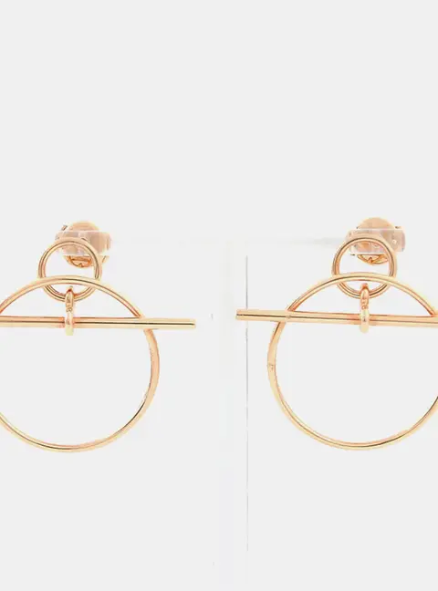 Herm&egrave;s Loop Earrings (Small)