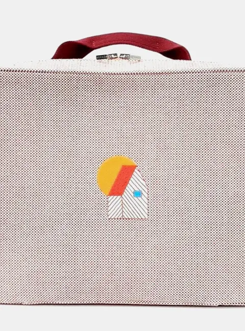 Hermes Mothers Multicolor Canvas Bag