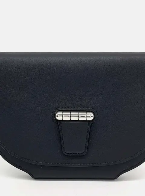Hermes Mini Convoy Black Leather Shoulder Bag