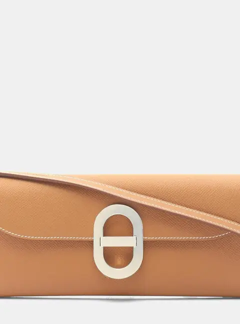 Hermes Chaine d'Ancre To-Go Brown Epsom Calfskin Leather Shoulder Bag