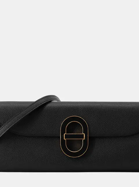 Hermes Chaine D'Ancre Too Go Black Epsom Leather Crossbody Bag