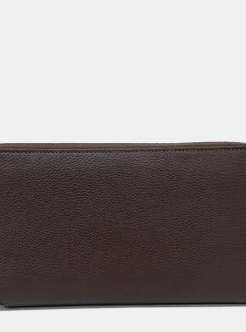 Hermes Silkyin Long Wallet Brown Leather Long Wallet