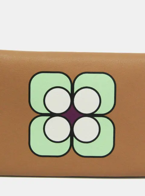 Hermes Calvi Duo Biscuit Multicolor Swift Leather Card Holder Bag
