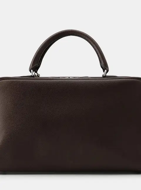 Hermes Sac Anvi 36 Havane Epsom Leather Top Handle Bag