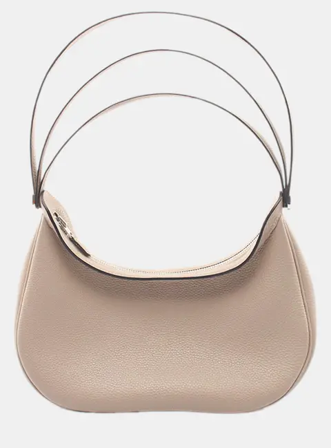 Hermes Caporal One Size Gris Tourterelle Togo Calfskin Leather Shoulder Bag