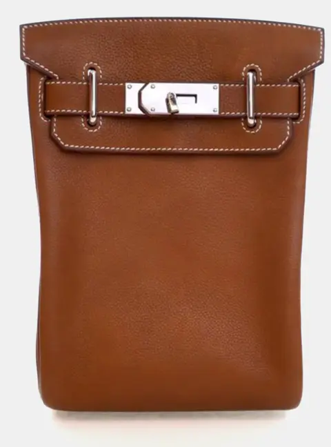 Hermes Hac A Dos PM Fauve Barenia Calfskin Leather Backpack Bag
