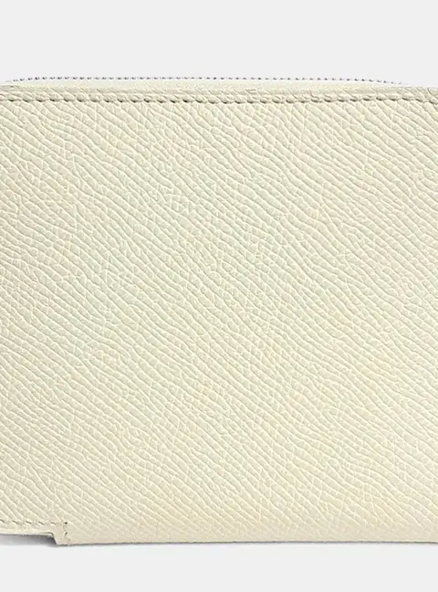 Hermes Cream Leather Silky Wallet
