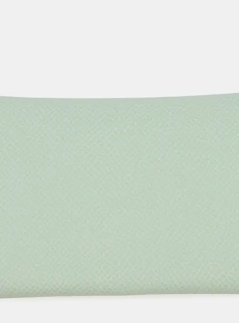 Hermes Calvi Duo Vert Daw Epsom Leather Card Case Bag