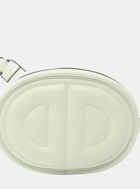 Herm&egrave;s In -the -Loop Verso Vert Fizz Mauve Pale Swift Leather Waist Bag
