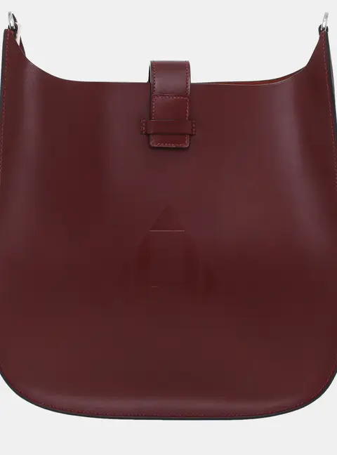 Hermes Evelyne Sellier 29 Rouge H Vache Hunter Calfskin Leather Shoulder Bag