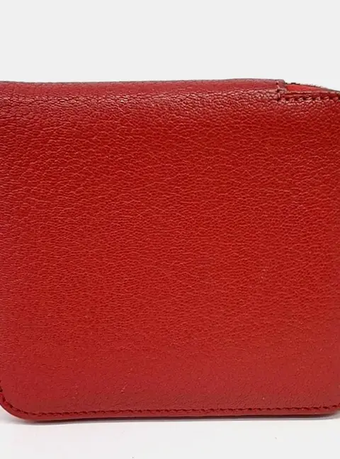 Hermes Red Leather Wallet (L)