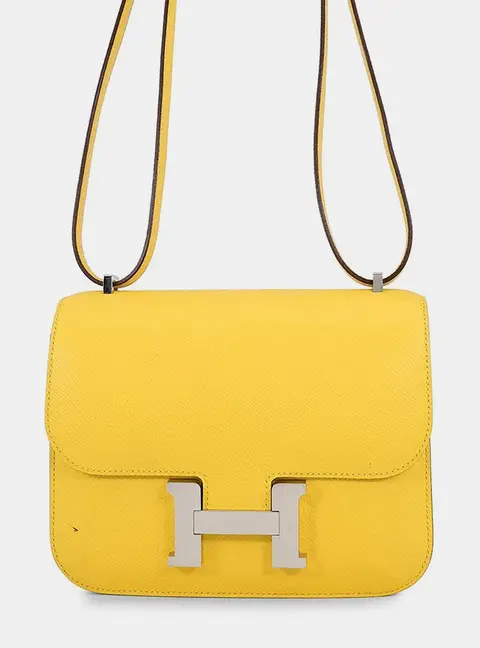 Hermes Constance3 Miroir Jaune De Naples Epsom Size Mini