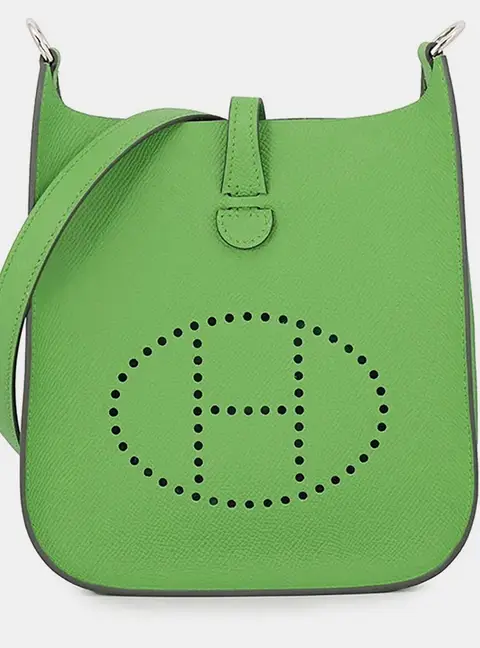 Hermes Evelyne Sellier Vert Yucca Epsom Size TPM
