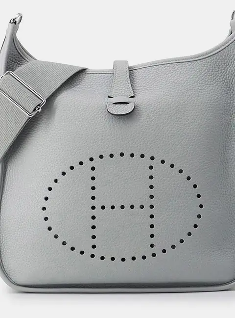 Hermes Evelyne 3 Blue Gacier Taurillon Clemence Size PM