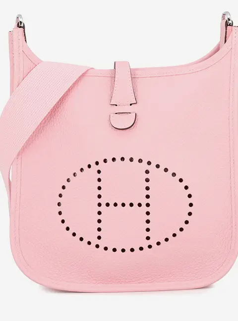 Hermes Evelyne3 Rose Sakura Taurillon Clemence Size 23