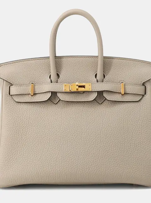 Hermes Birkin Tourtier Grey Togo Leather Size 25