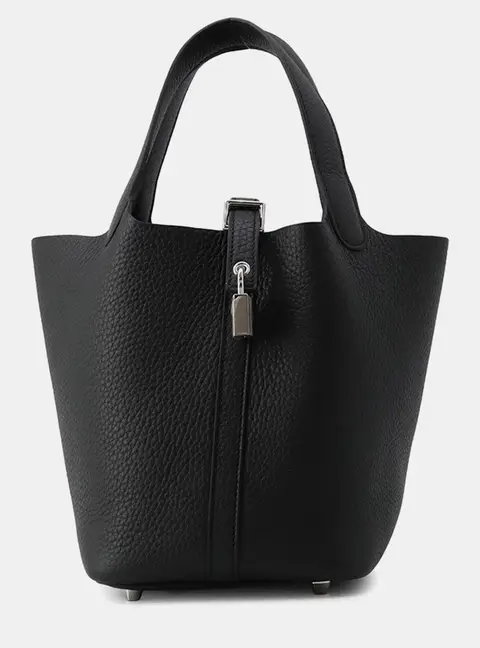 Hermes Picotin Lock Black Taurillon Clemence 18