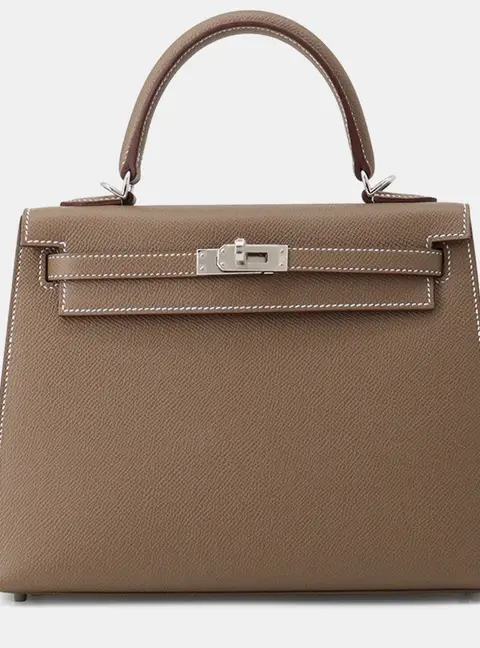 Hermes Kelly Sellier Etoupe Epsom Size 25