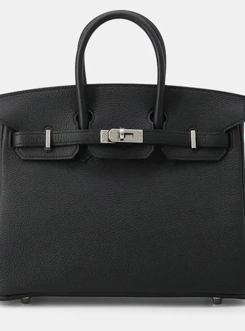 Hermes Birkin Black Togo Leather Size 25