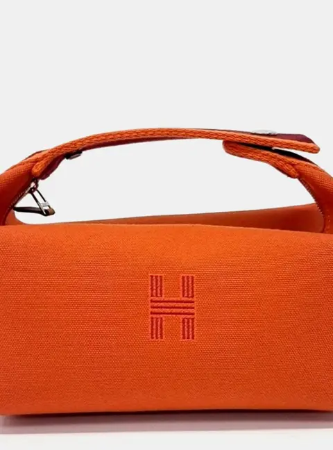 Hermes Bride-a-Brac Orange Cotton  Case