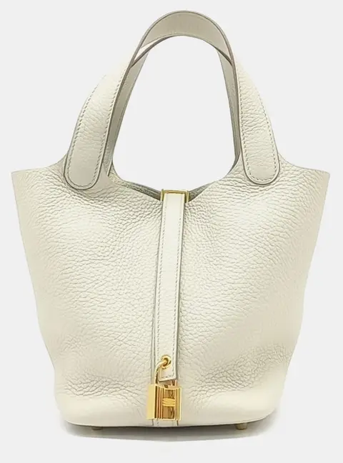 Hermes Multicolor Leather Rock Picotin 18 (U)