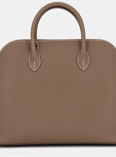 Hermes Bolide 1923 30 Etoupe Epsom Leather Top Handle Bag