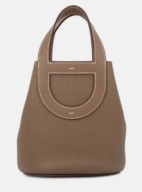 Hermes In The Loop Etoupe Taurillon Clemence Swift Leather Size 18