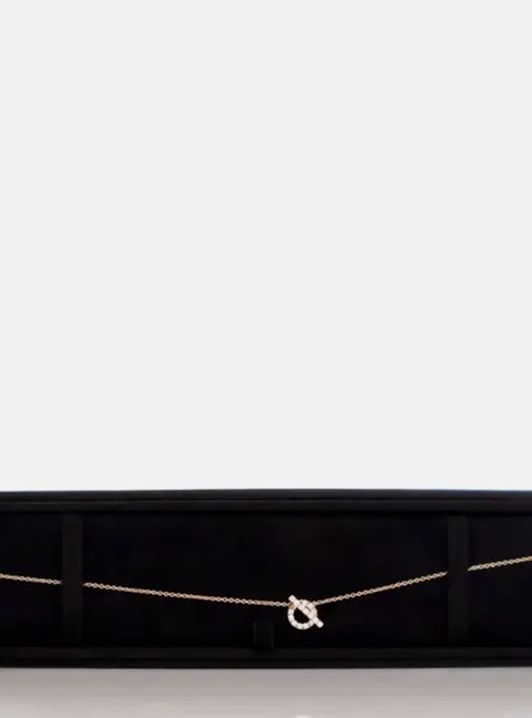 Hermes Finesse 18k Rose Gold Necklace