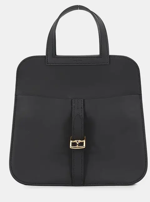 Hermes Halzan Black Swift Leather Size Mini