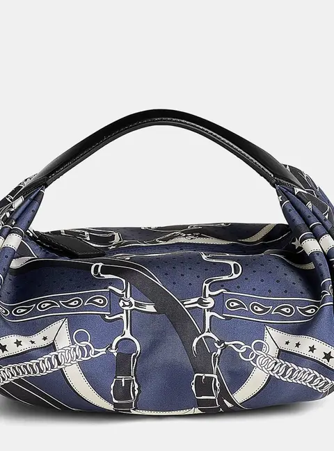 Hermes Bleu Indigo Noir Balusoie bag