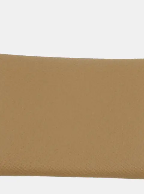 Hermes Calvi Duo Dune Epsom Leather Card Holder