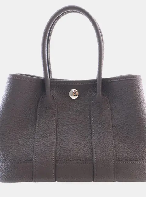 Hermes Neo Garden Party 23 &Atilde;bene Negonda Calfskin Leather Tote Bag