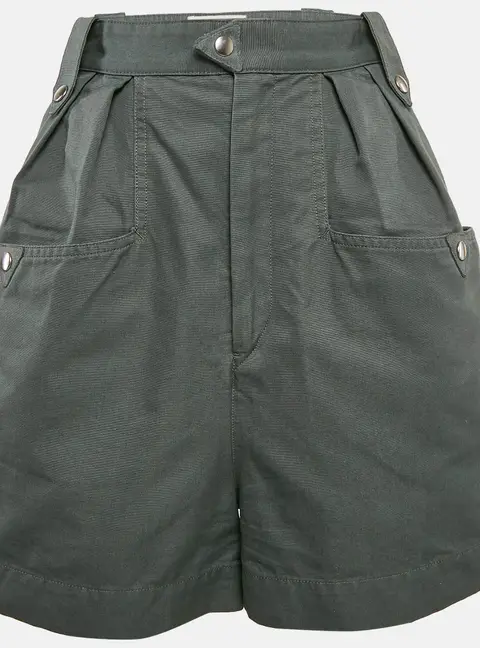 Isabel Marant Etoile Green Cotton Shorts L