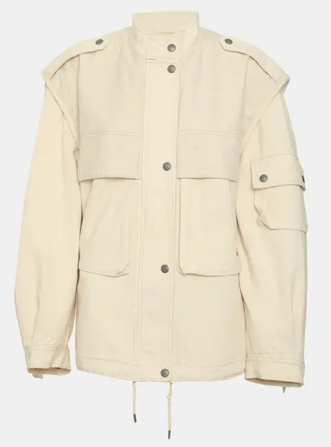 Isabel Marant Light Beige Cotton Edine Convertible Jacket S