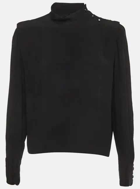 Isabel Marant Black Longs Sleeve Top S