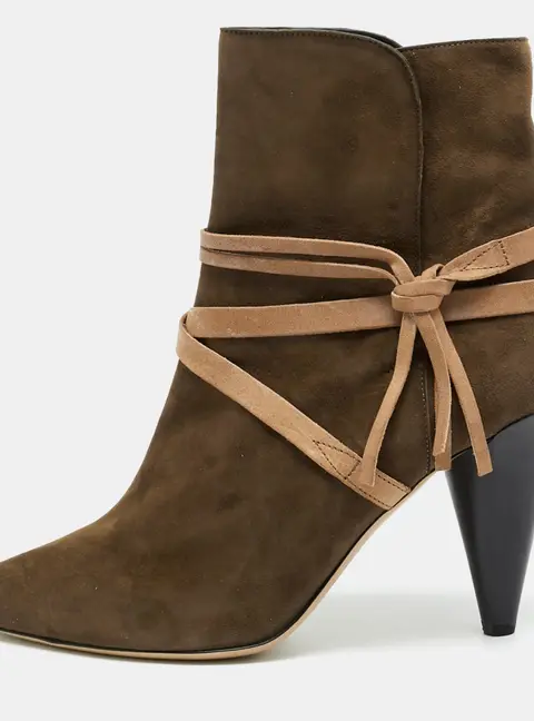 Isabel Marant Size 41 Brown Suede Ankle Length Boots