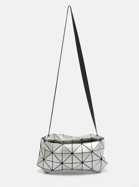Issey Miyake Bao Bao Carton Grey PVC Shoulder Bag