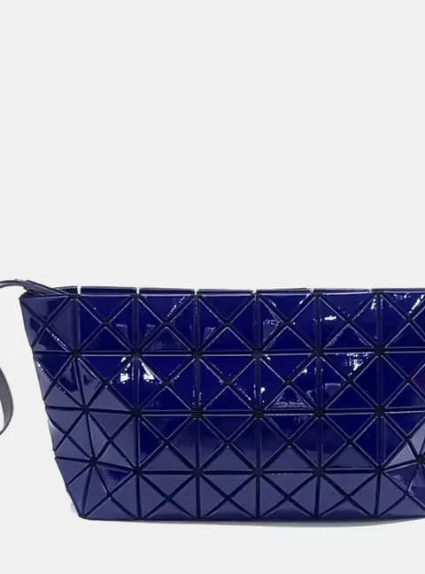 Issey Miyake Bao Bao Blue PVC Pouch Bag