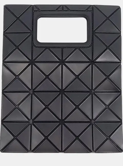 Issey Miyake Black Plexiglass Black Bao Bao Boca Bag