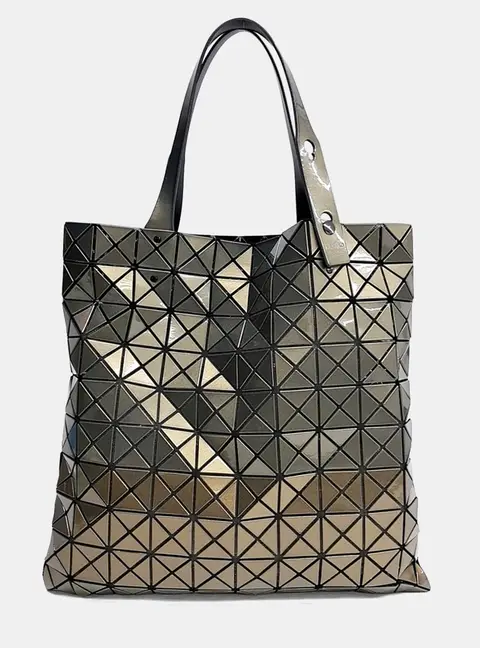 Issey Miyake Brown PVC Bao Bao tote bag