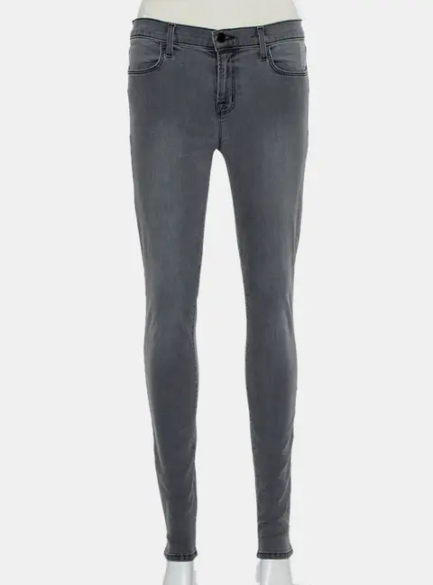 J Brand Grey Denim Super Skinny Maria Jeans M