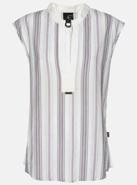 Just Cavalli Multicolor Striped Cotton Top XL