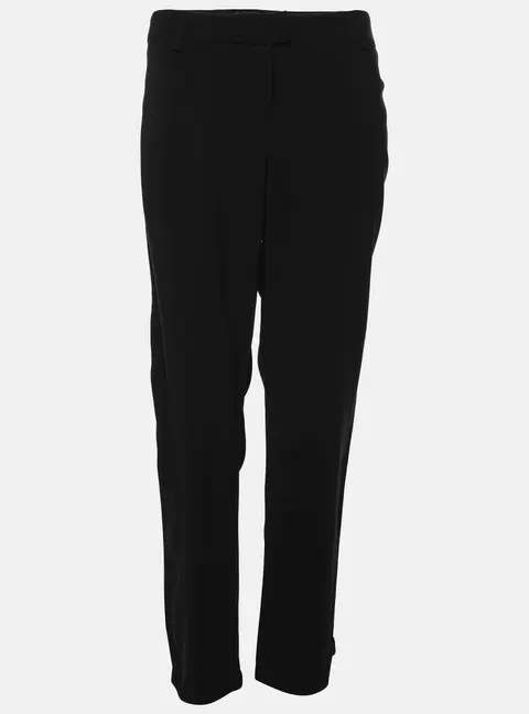 Just Cavalli Black Viscose Blend Trousers L