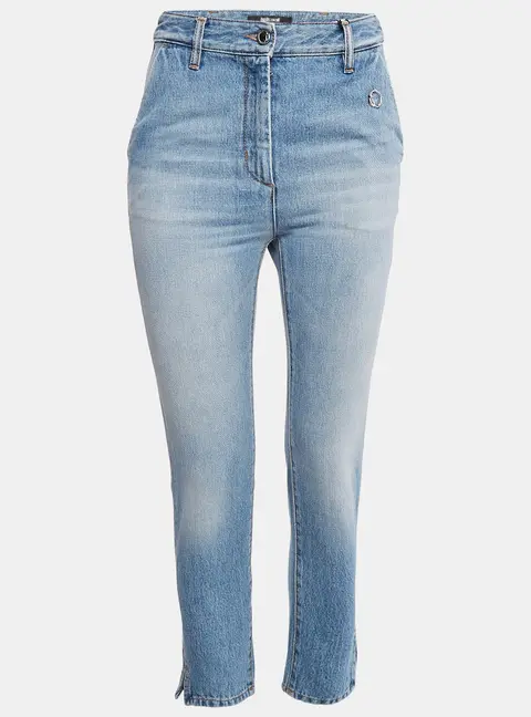 Just Cavalli Washed Blue Denim Skinny Jeans S Waist 26"