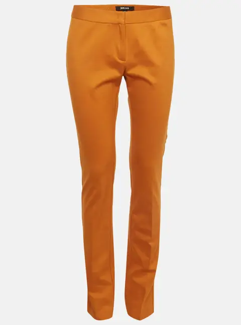 Just Cavalli Mustard Yellow Jersey Trousers M